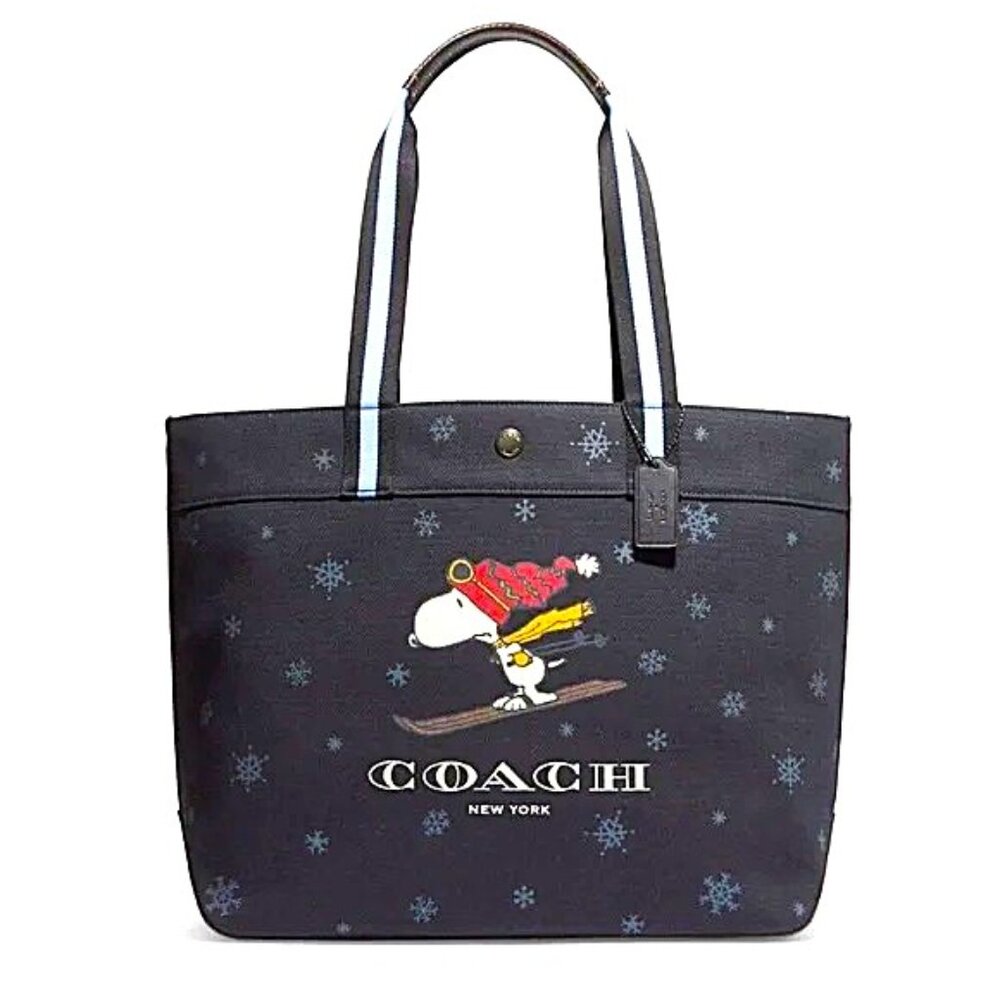 NWT Limited Edition - COACH x Peanuts Snoopy Ski Tote - COACH #CE632